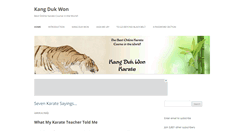 Desktop Screenshot of kangdukwon.com